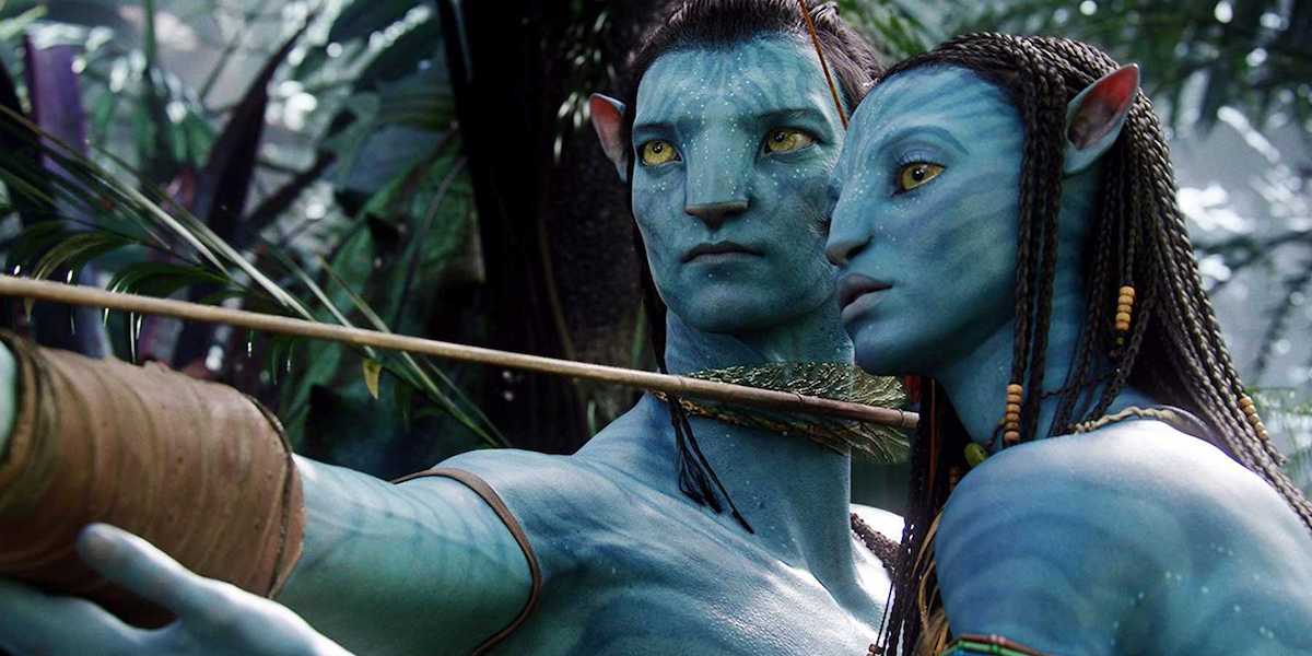 Jake Sully and Neytiri in Avatar