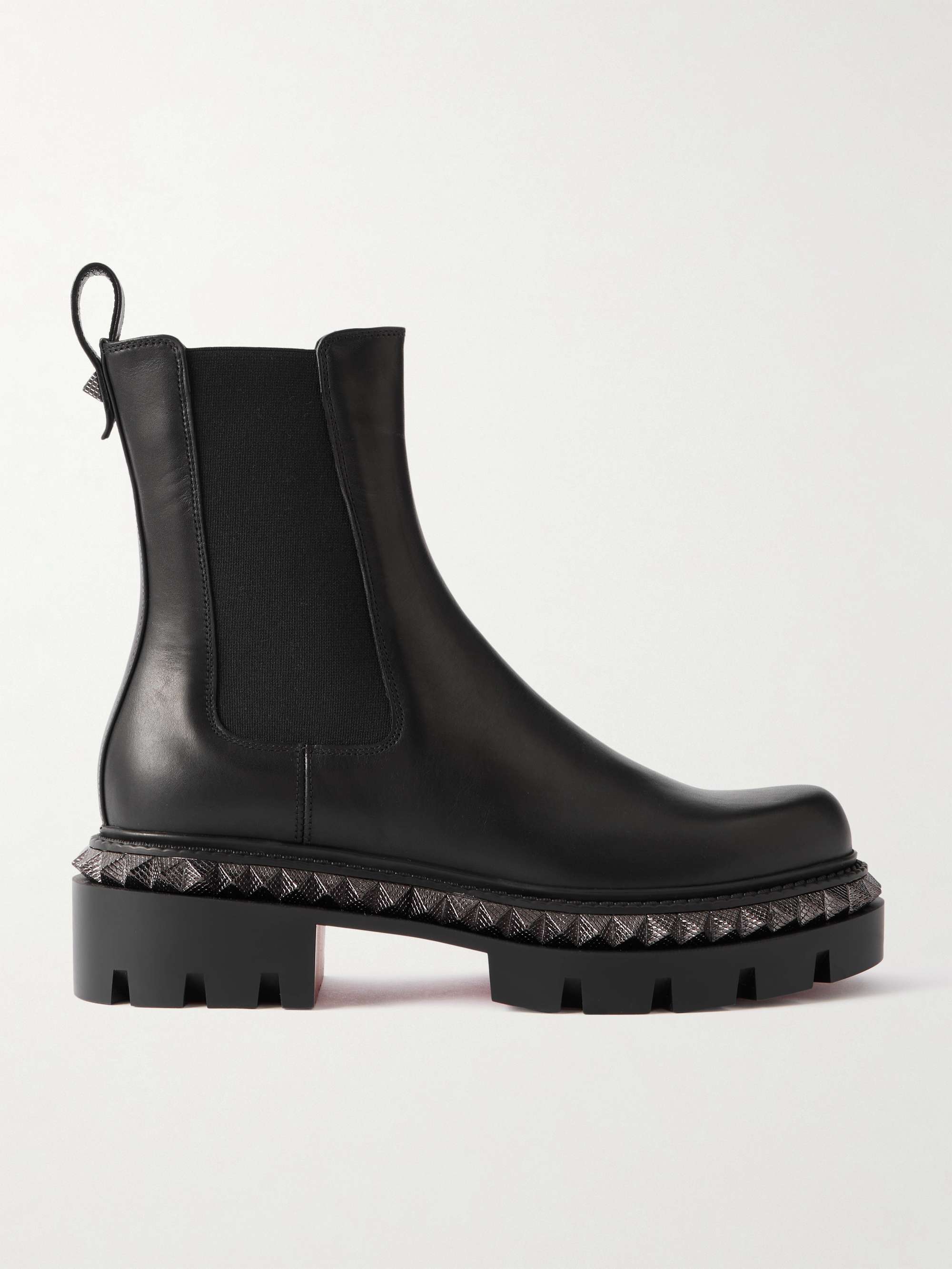 St Emilia Pyraclou Studded Leather Chelsea Boots