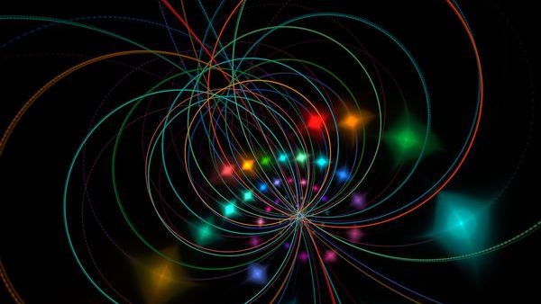 Artist&#039;s impression of string theory.