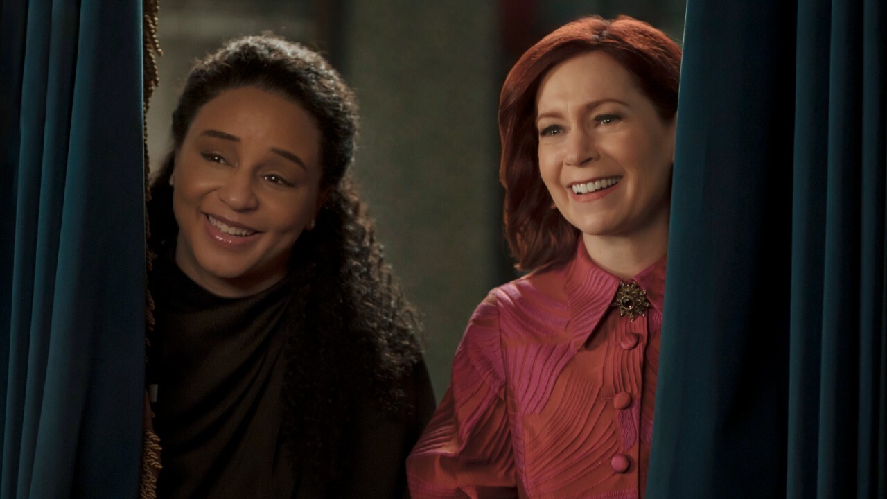 Kaya and Elsbeth watching Teddy get engaged in the Elsbeth Season 3 finale.