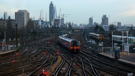 Train on track