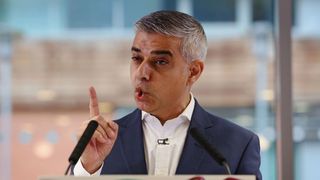 London Mayor Sadiq Khan.