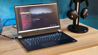 Alienware Concept Nyx on laptop
