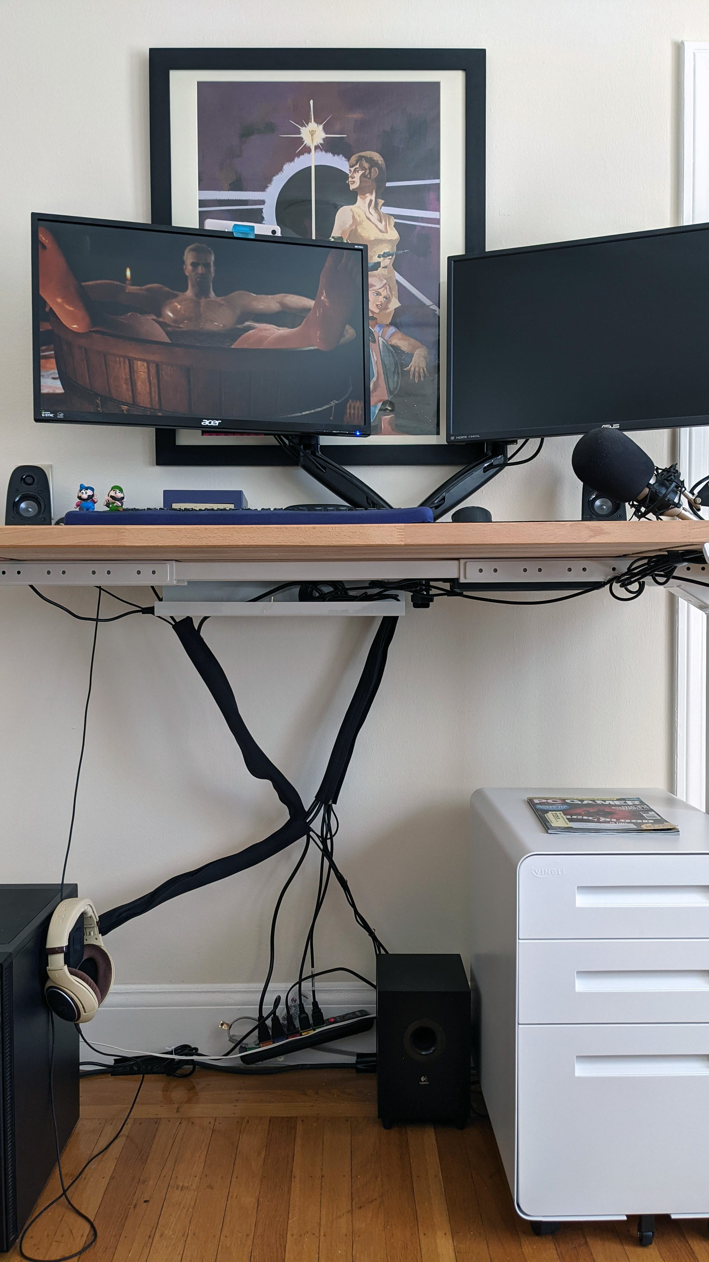 To Get The Exact Standing Gaming Desk I Wanted I Decided To Build It