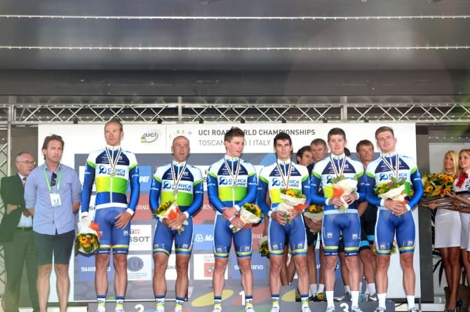 Orica GreenEDGE had to settle for silver