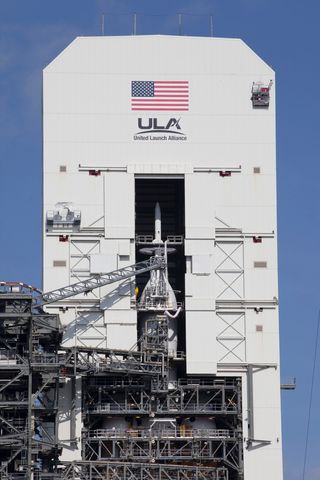 Orion Spacecraft at the Launch Pad