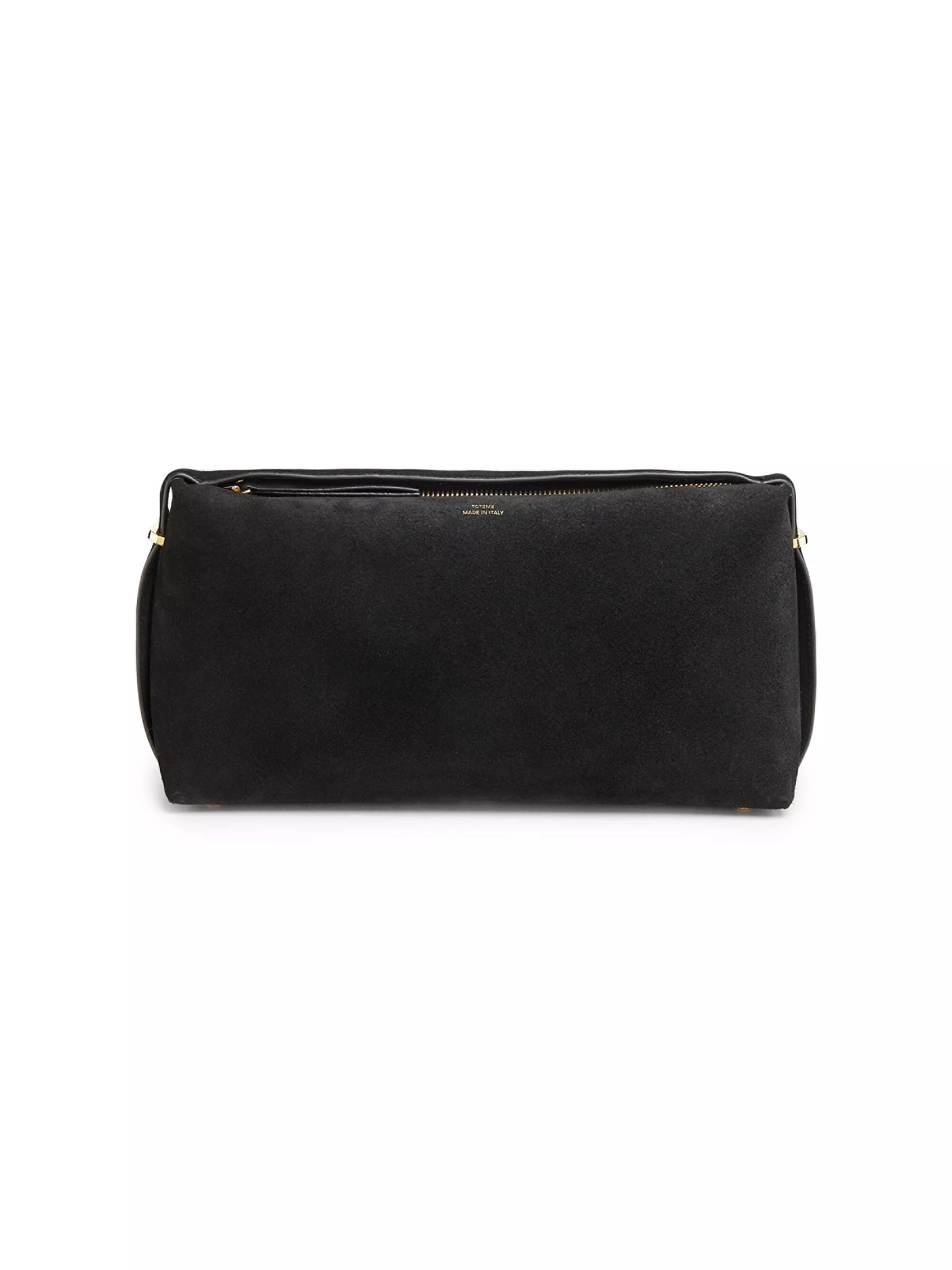 Suede Convertible Clutch