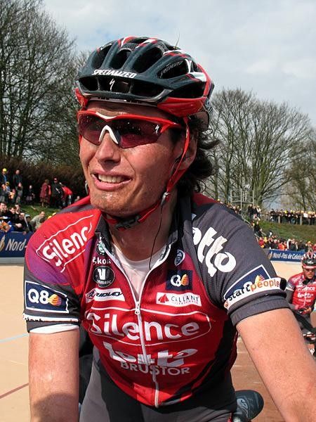 Johan Van Summeren (Silence-Lotto) worked his ass off for his team leader Leif Hoste.
