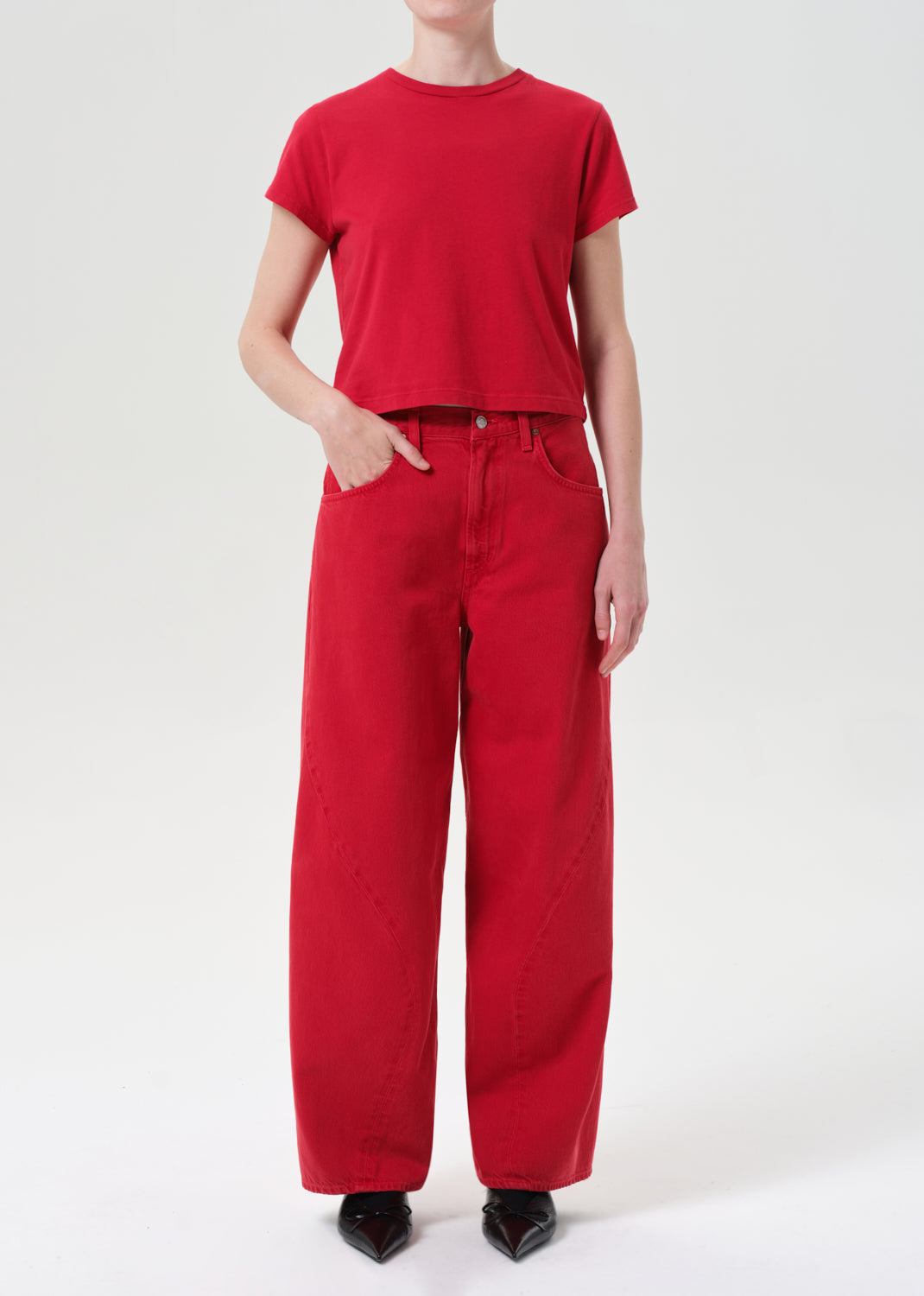 Twist Jean in Tomato - 23 / Tomato