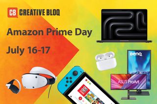 Various products on a coloured background with Amazon Prime Day as the title