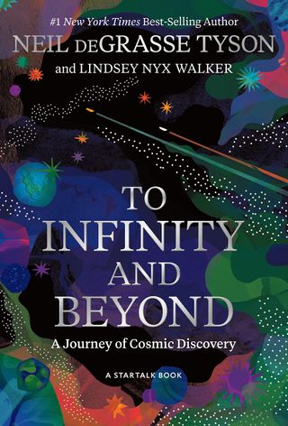 a colorful book cover featuring the text "To Infinity and Beyond"