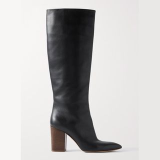 Black Gabriela Hearst Sascha Leather Knee Boots