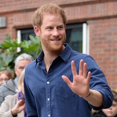 nottingham, england october 26 prince harry waves as he leaves nottinghams new central police station on october 26, 2016 in nottingham, england photo by joe giddins wpa poolgetty images