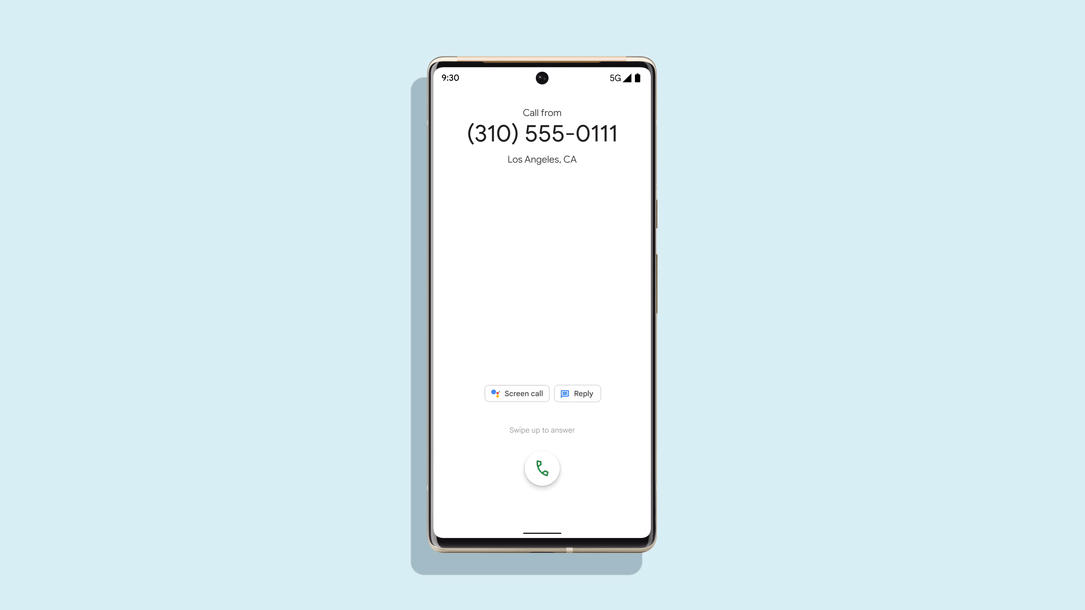 Google Pixel 6 call screen