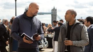 Dwayne Johnson and Ludacris in Fast & Furious 6