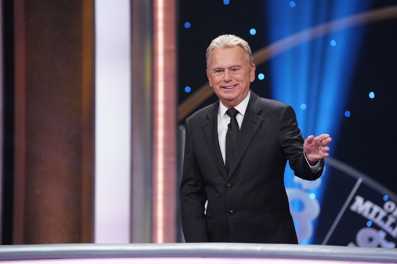 Pat Sajak hosting &amp;quot;Wheel of Fortune&amp;quot;