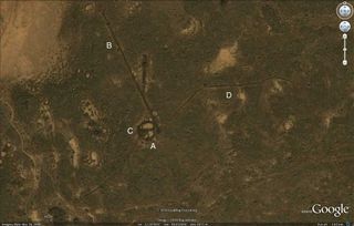 Google Earth map of Saudi tombs