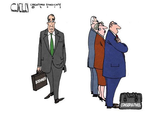 Political cartoon GOP Boehner