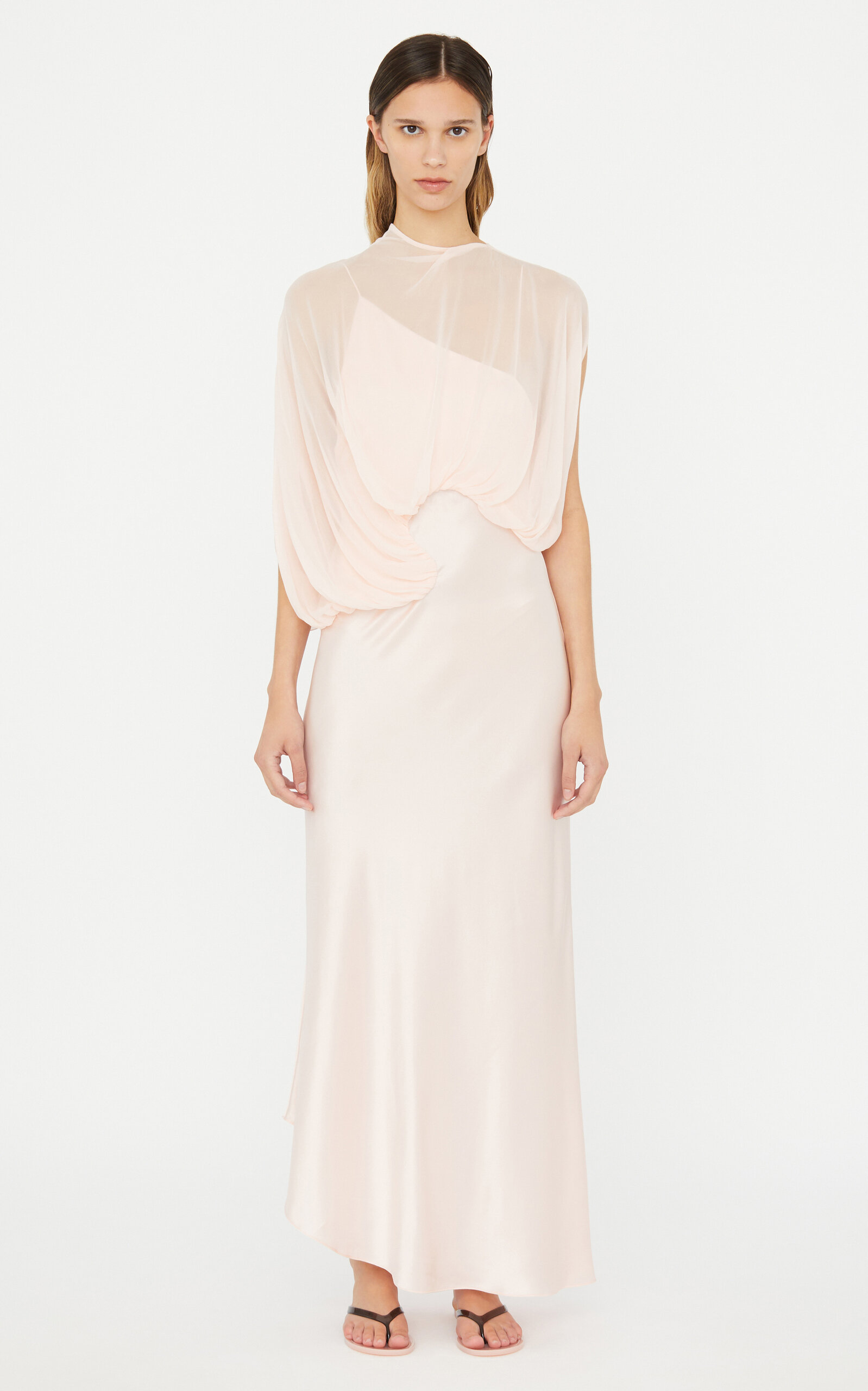 Cumulus Silk Midi Dress