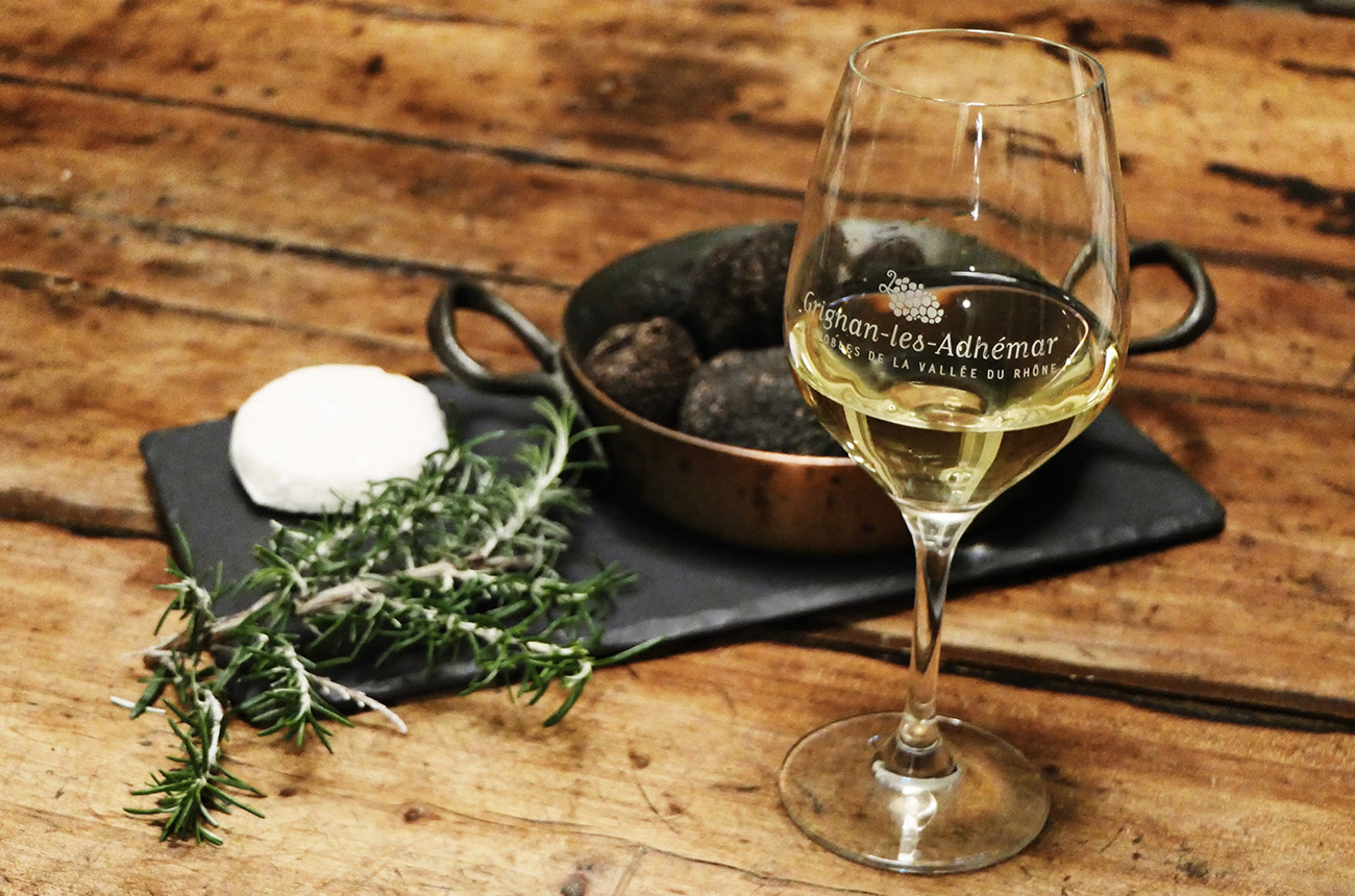 Local wines pair well with truffles.