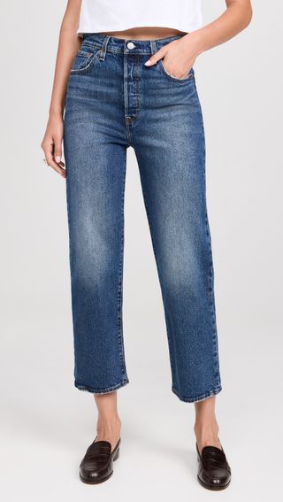 Ribcage Straight Ankle Jeans