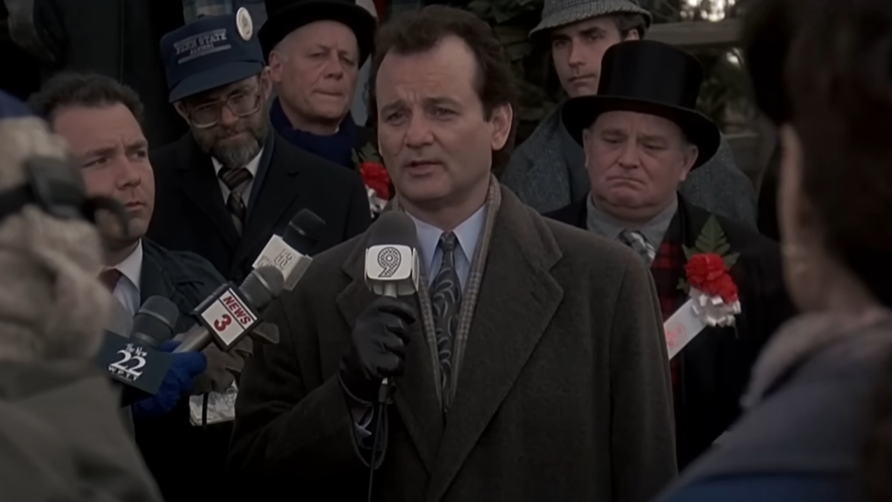 Bill Murray in Groundhog Day