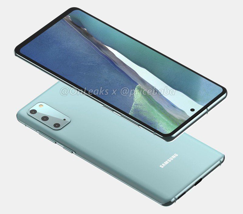 Samsung Galaxy S20 Fe 5g Cad Render