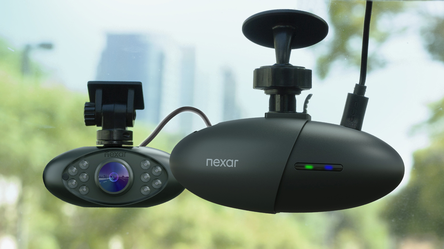  Nexar Pro Dual Dash Cam - HD Front Dash Cam and