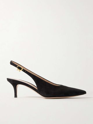 Robbie 45 Suede Slingback Pumps