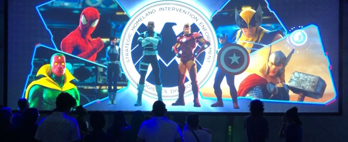 Severtson Screens at The Marvel Experience