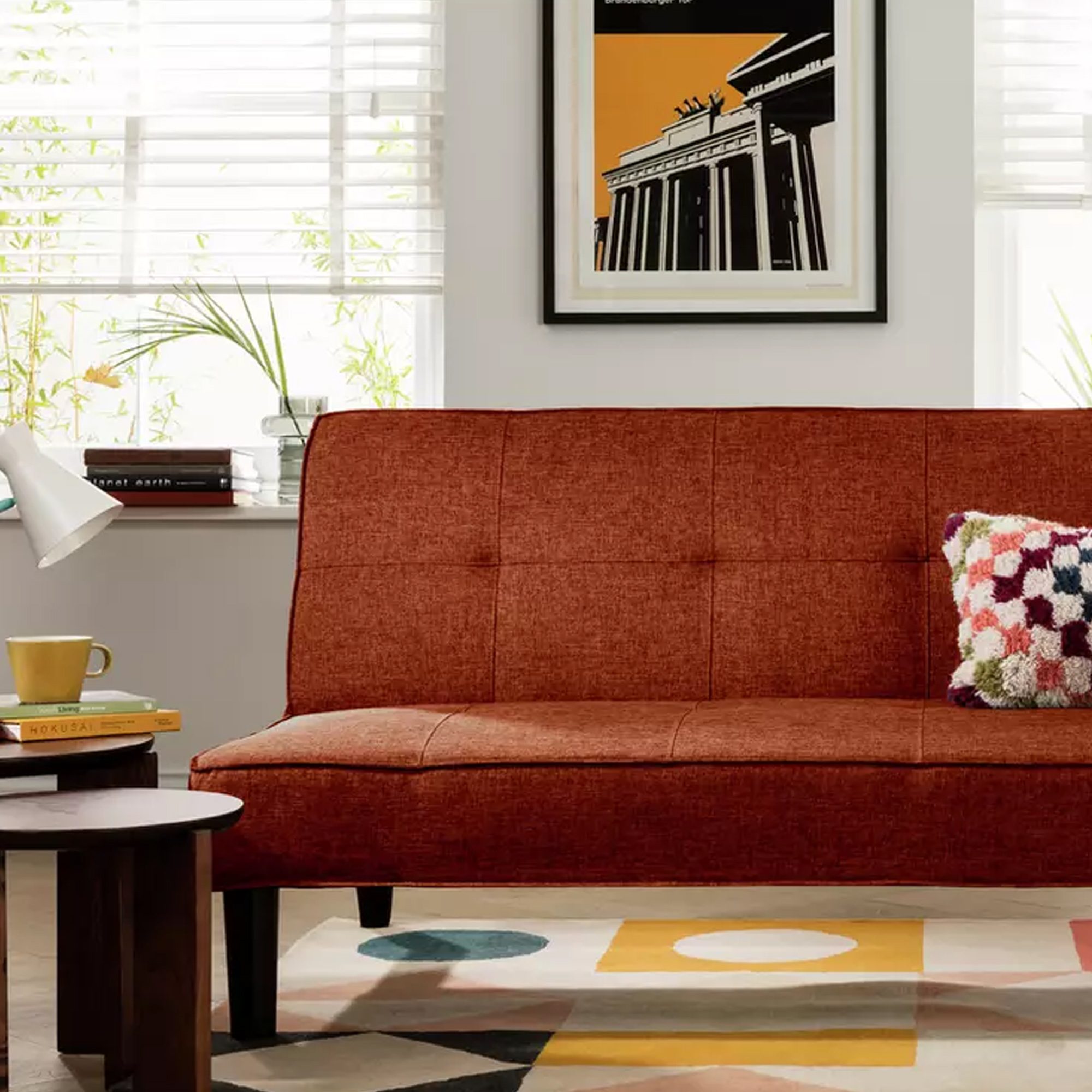 Argos Home Patsy Fabric 2 Seater ClicClac SofaBed