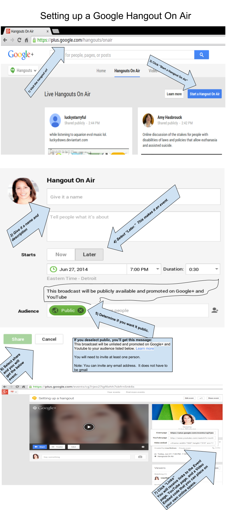 7 Simple steps to setting up Google Hangouts on Air