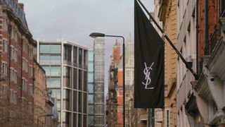 YSL shop banner on Sloane Street