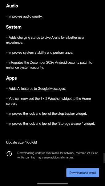 OnePlus 13 global first firmware update