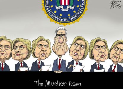Political cartoon U.S. Robert Mueller FBI probe