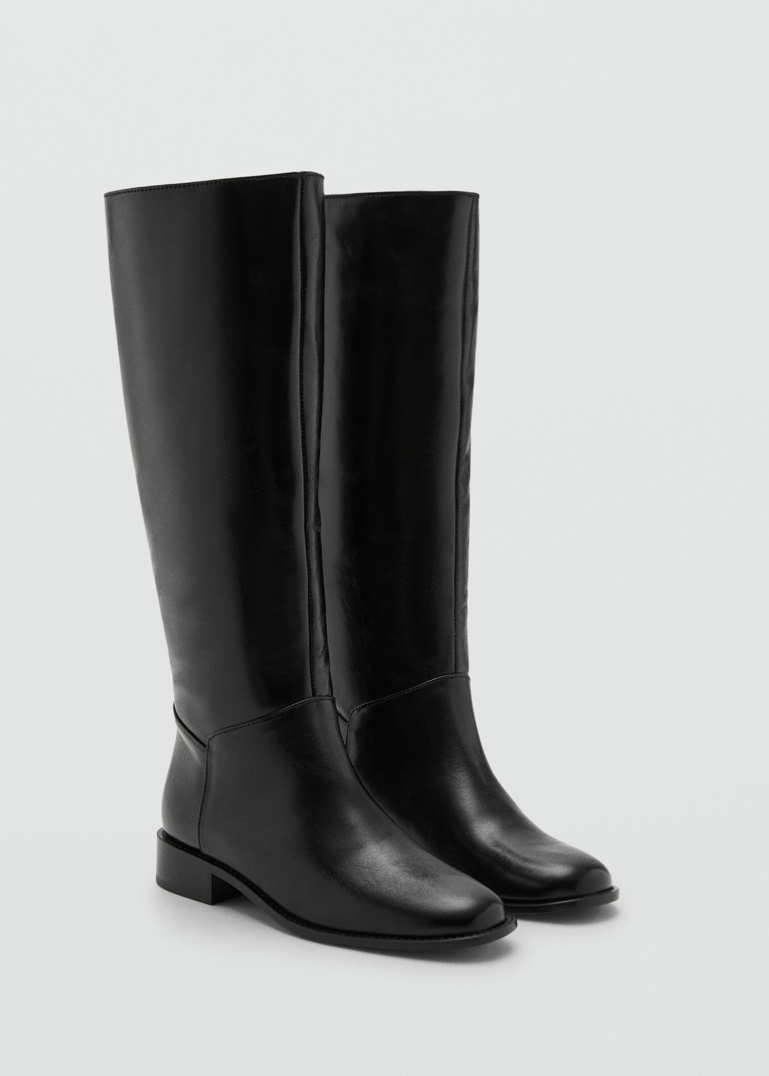 Leather High Boots - Women | Mango United Kingdom