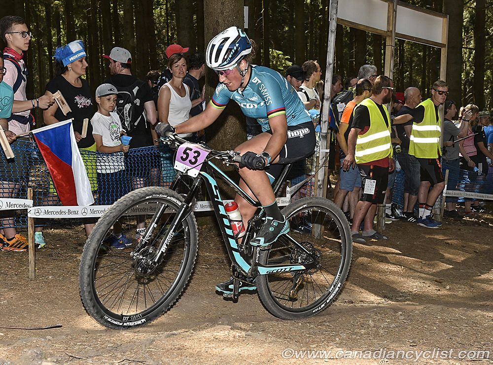 Former World and Olympic Champion Julie Bresset (Scott)