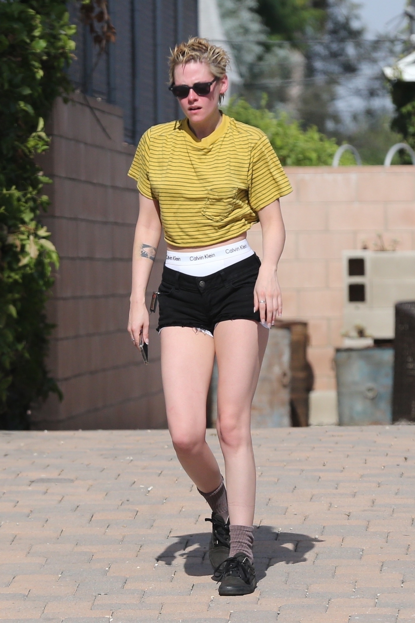 Kristen Stewart wore Calvin Klein underwear in JUly 2018