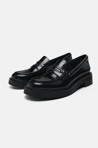 Patent-Finish Loafers
