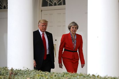 President Trump and Prime Minister Theresa May. 