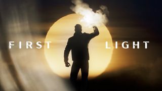 007 First Light opening sequence font and image of James Bond from behind