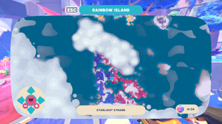 Starlight Strand on the map in Slime Rancher 2