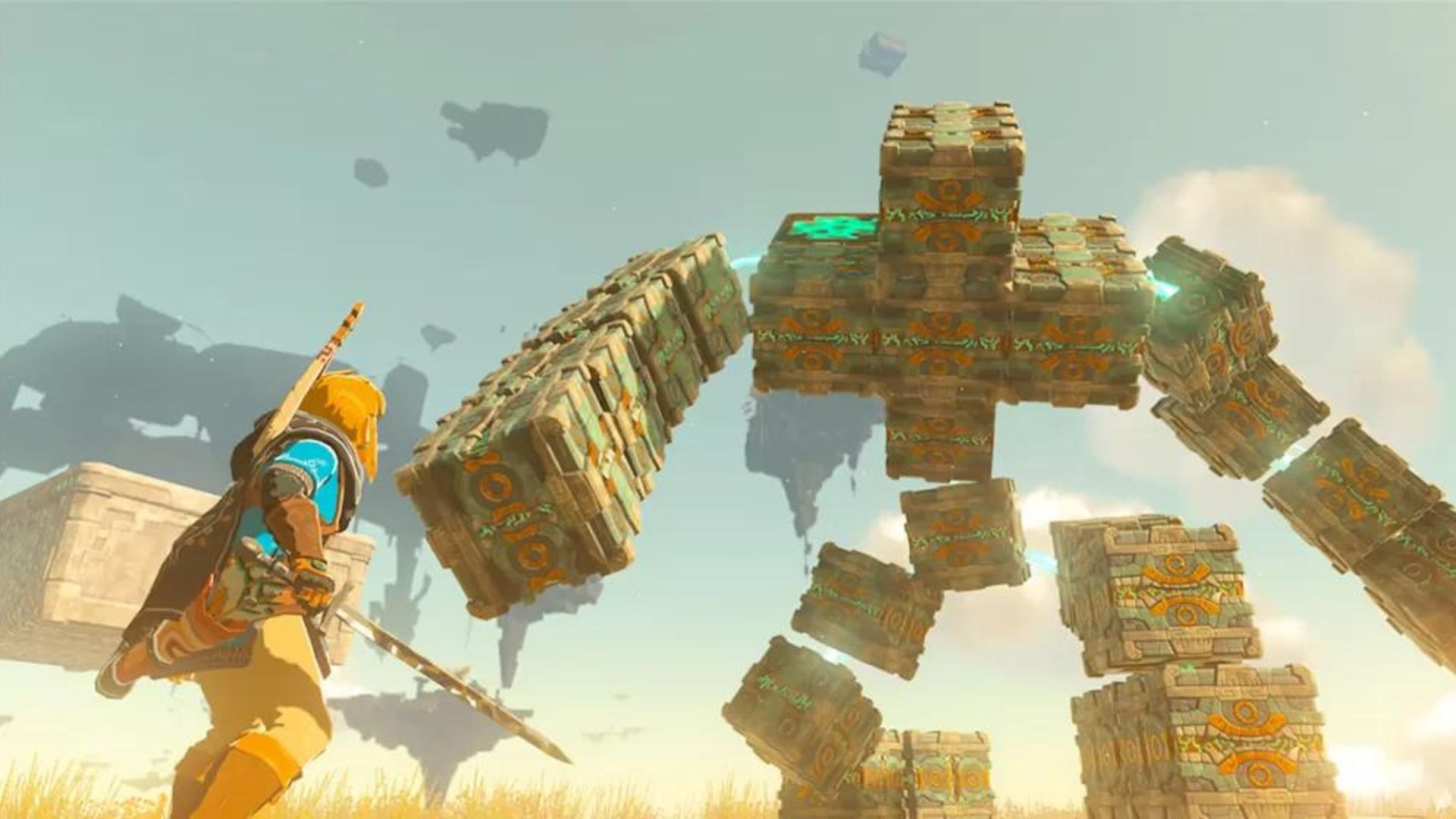 Une Construction D'Île Céleste Dans The Legend Of Zelda Tears Of The Kingdom