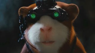 A guinea pig wearing tactical gear in G-Force.