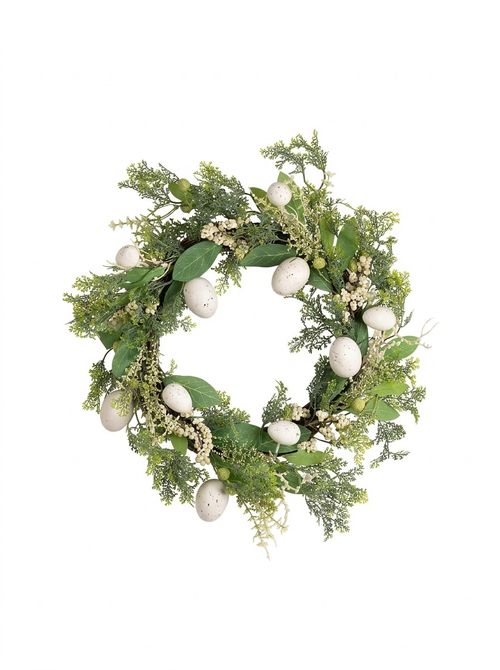 Artificial Easter Egg Wreath