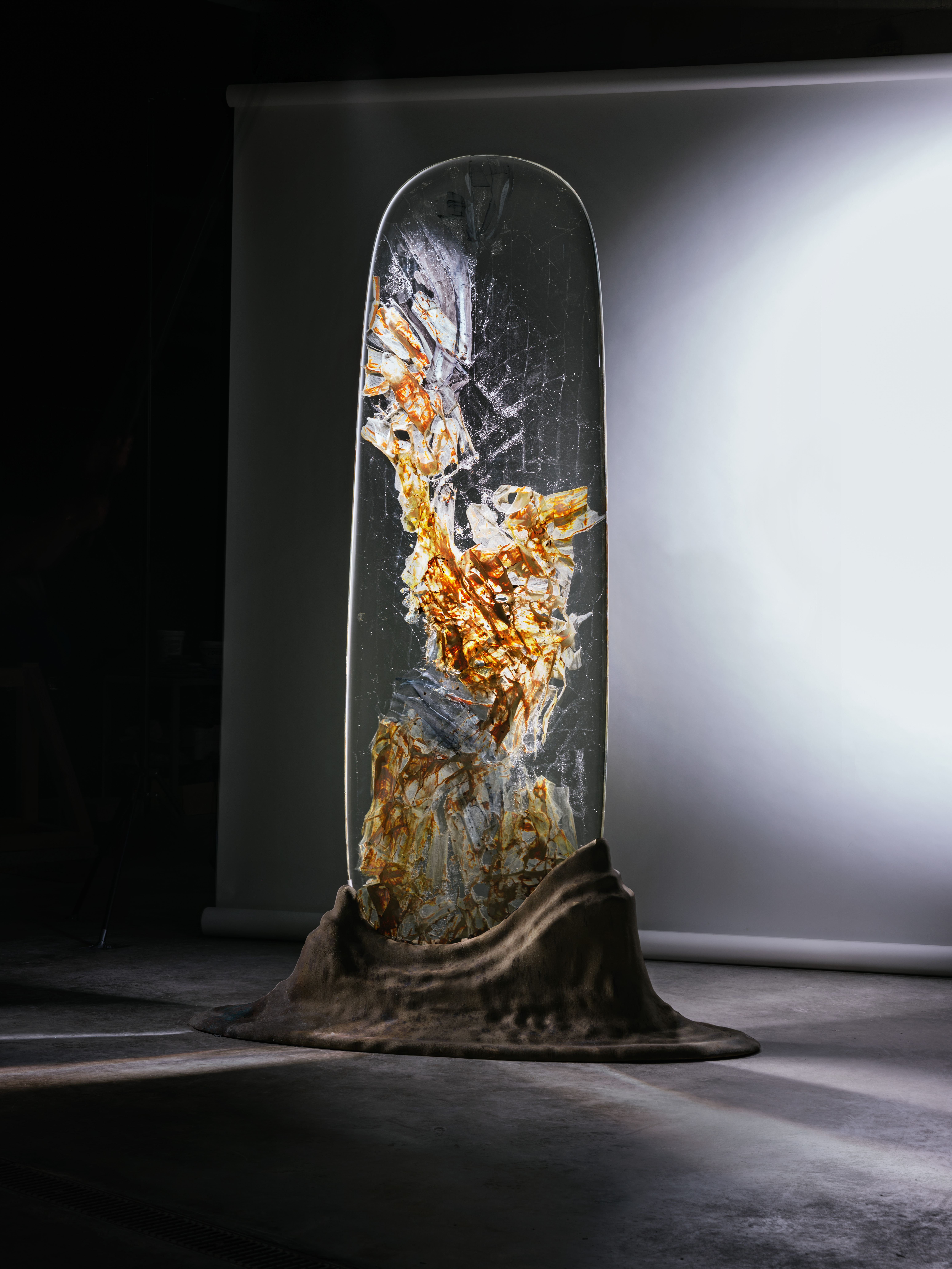 Ini Archibong sculpture at Port Ellen