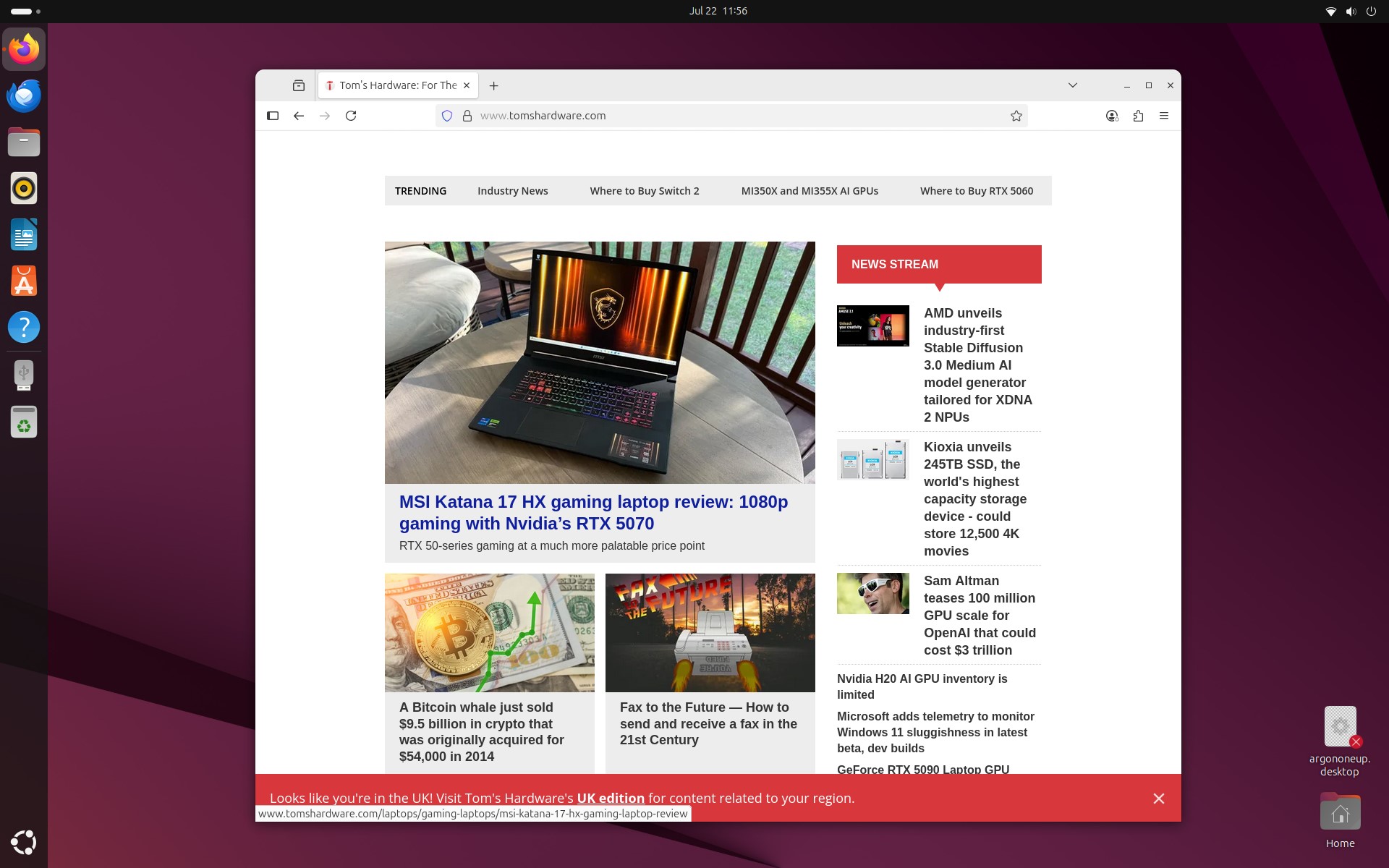Argon40 Laptop
