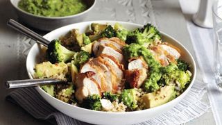Ranch chicken and broccoli