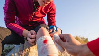 First aid kit for hiking