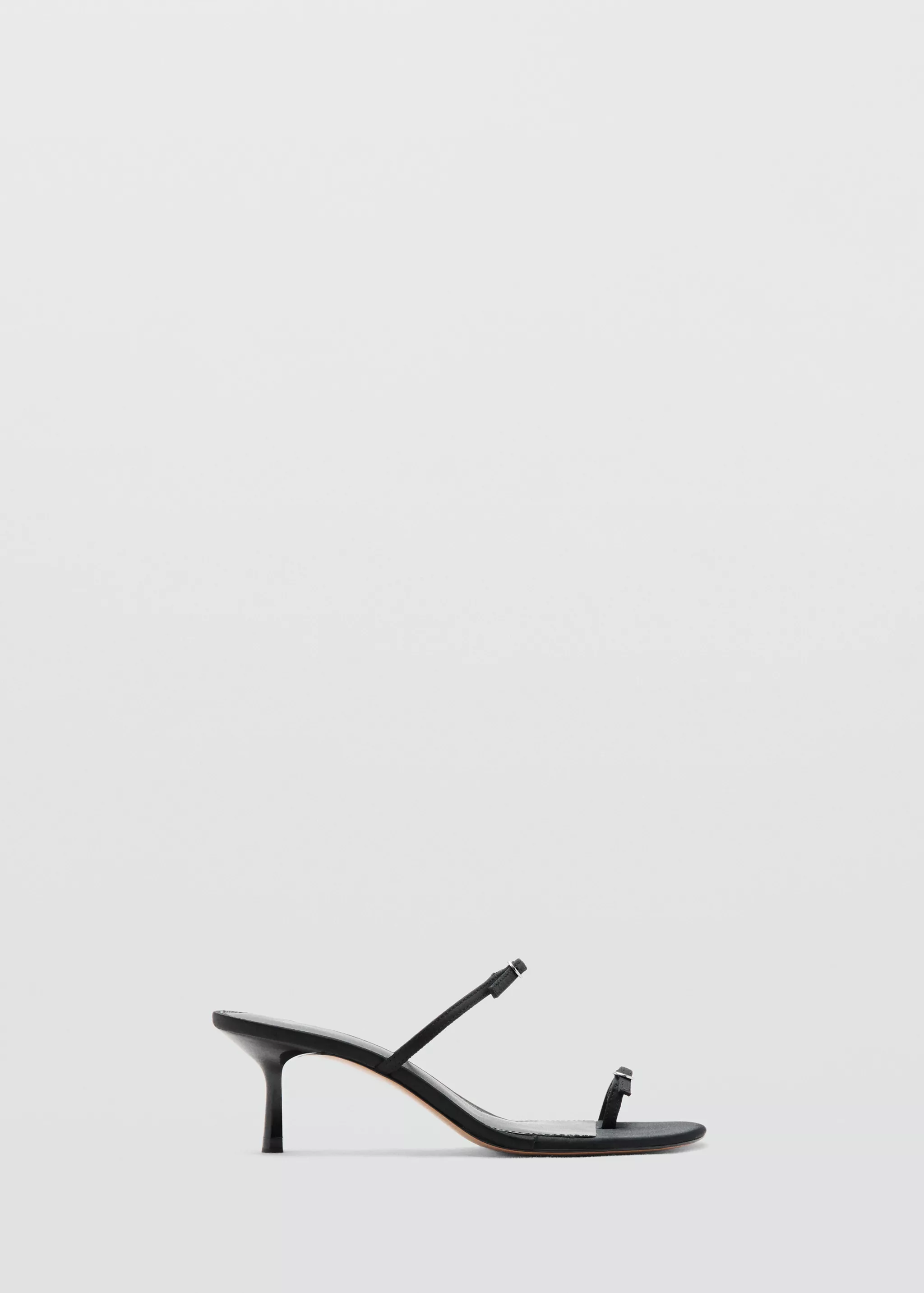 Satin Strap Heeled Sandal - Women | Mango United Kingdom